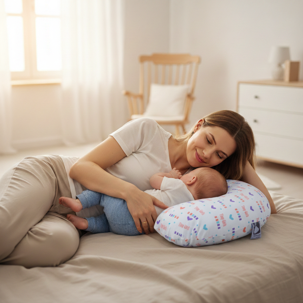 Cojín de Lactancia Tiny Rosado - Imagen 4