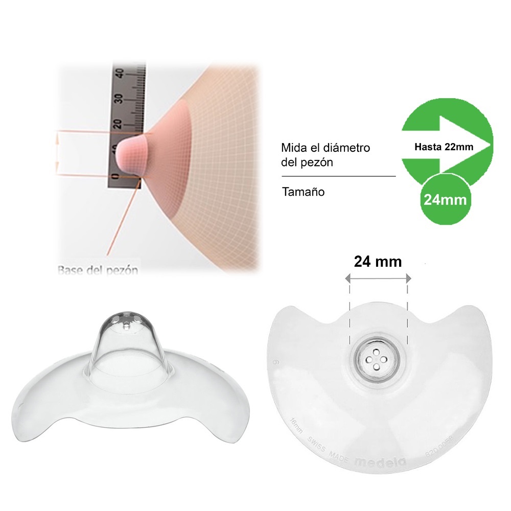 Pezoneras de contacto para lactancia Medela - Imagen 6