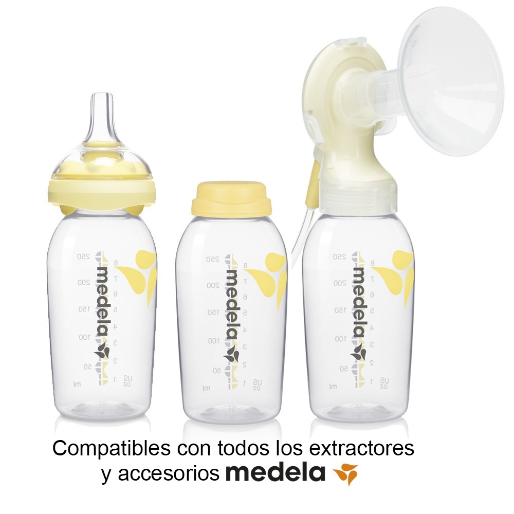 Botella Medela 8 oz x 2 Und – Almacenamiento Seguro de Leche Materna Medela - Imagen 3