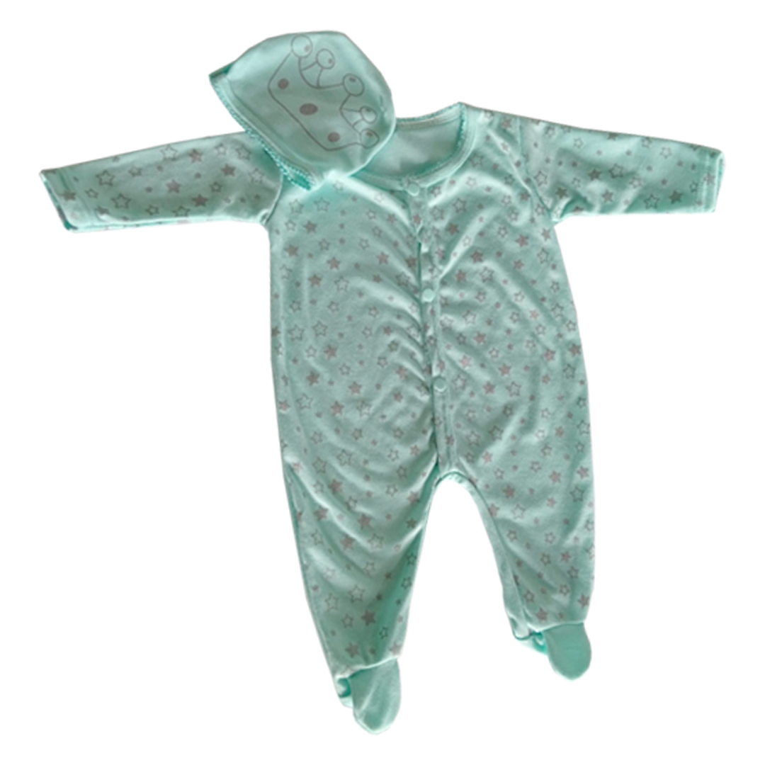 Kit Bienvenida / Primera Muda para bebé 7 piezas niño - Imagen 3